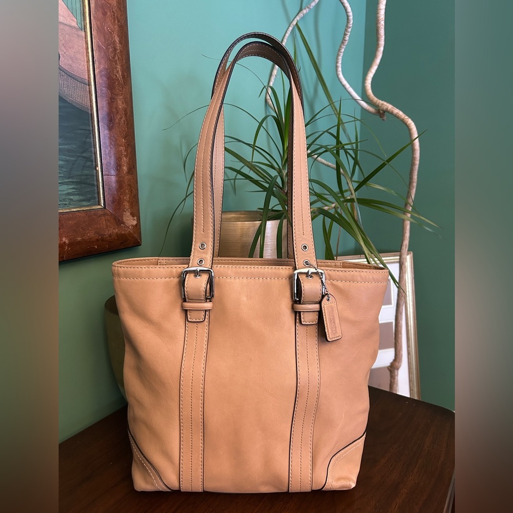 Coach Y2K 2007 Tan Purse Bag Hobo